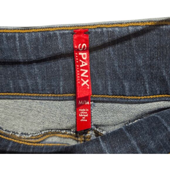 SPANX Distressed Skinny Jeans Size Medium - Picture 4 of 4